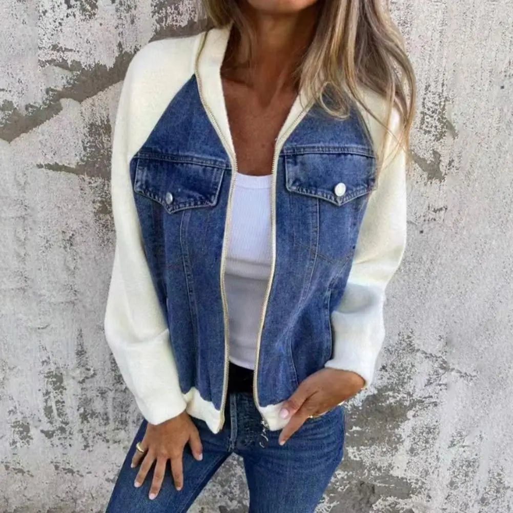 Jaqueta Feminina Retrô Casual